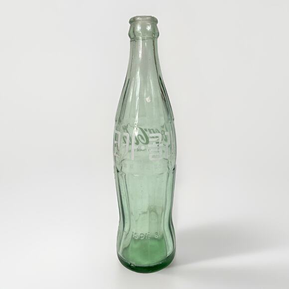 Vtg Coca Cola 355 ml Green Glass Coca Cola Bottle Korea Korean Coke Trade Mark - Picture 1 of 4
